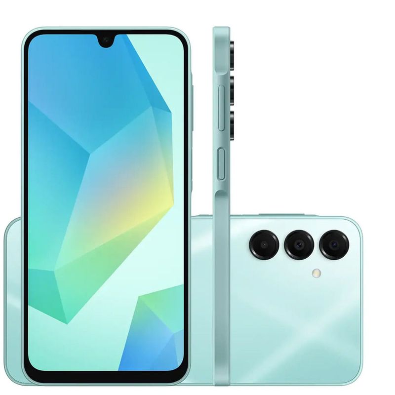 smartphone samsung galaxy a16 5g 128gb verde tela 6.7" câmera 13mp 4gb ram