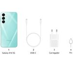 smartphone samsung galaxy a16 5g 128gb verde tela 6.7" câmera 13mp 4gb ram