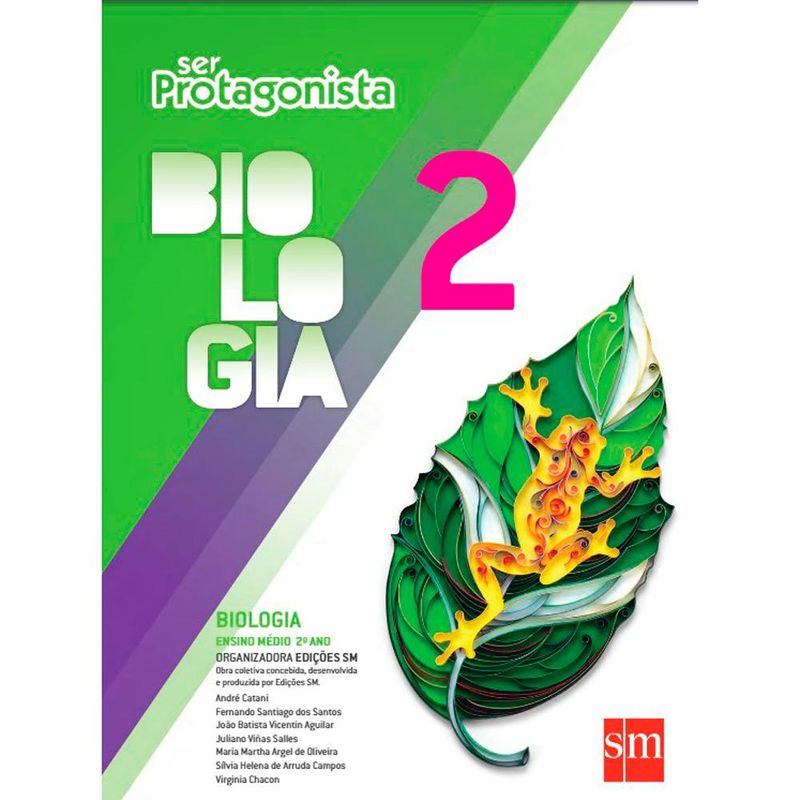livro ser protagonista biologia 2 editora sm (mp)
