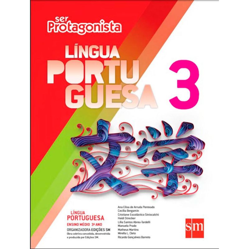 livro ser protagonista portugues 3 editora sm (mp)