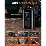 compressor de ar portátil com medidor de pressão 150psi servomaster a-bi