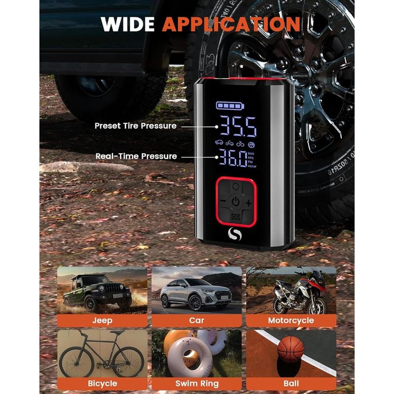 compressor de ar portátil com medidor de pressão 150psi servomaster a-bi