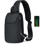 bolsa impermeável antifurto com porta usb preto a-bi