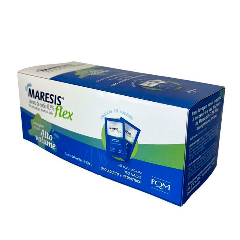 maresis flex 2,16g pó refil 30 envelopes cloreto de sódio fqm
