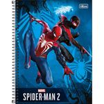 caderno tilibra espiral connect spider game 1 matérias 80 folhas sortido 318116