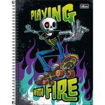 caderno tilibra espiral connect bone z 10 matérias 160 folhas sortido 359271