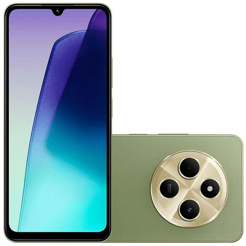 smartphone xiaomi redmi 14c verde 256gb 4gb ram