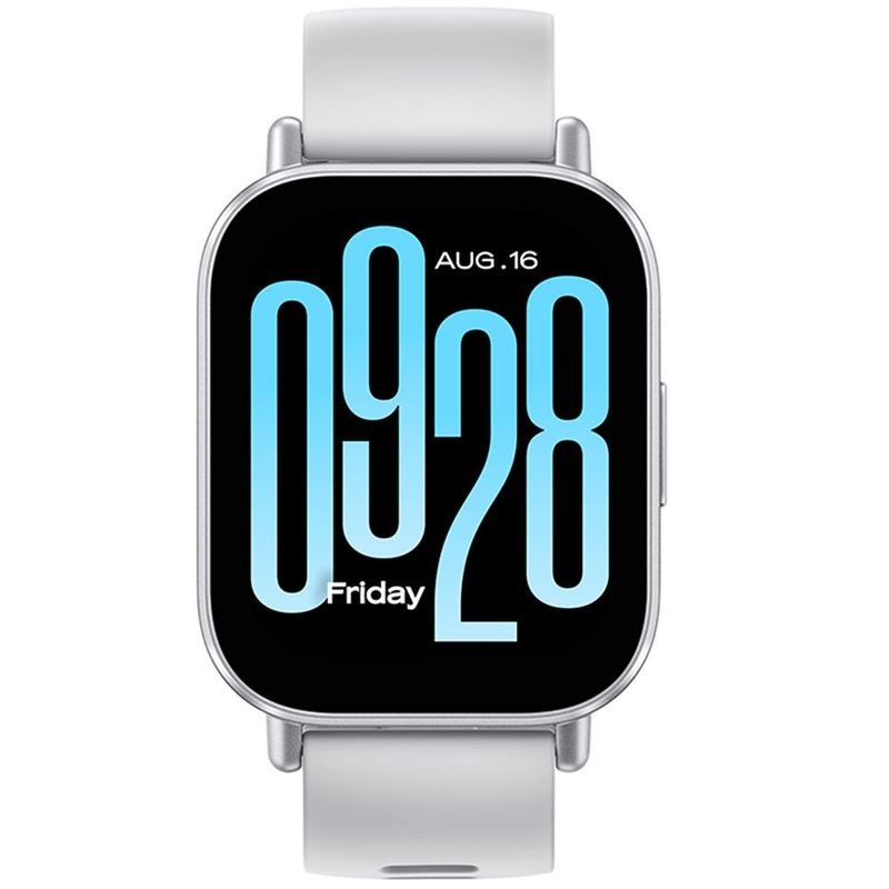 smartwatch xiaomi redmi watch 5 active com alexa prata