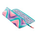 estojo escolar dupla face maped effect pastel (mp)