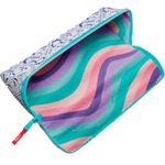 estojo escolar dupla face maped effect pastel (mp)