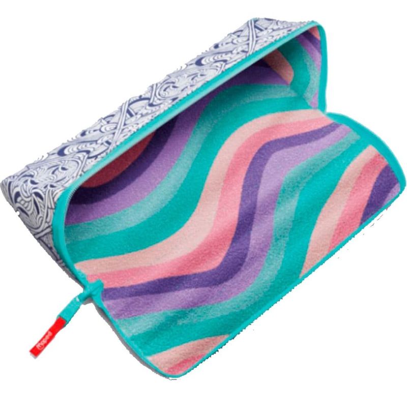 estojo escolar dupla face maped effect pastel (mp)
