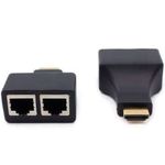 extensor hdmi multilaser 3d 30m via cabo de rede utp se210 giga security (mp)