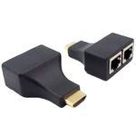 extensor hdmi multilaser 3d 30m via cabo de rede utp se210 giga security (mp)