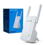 repetidor de sinal multilaser 300mbps bivolt 121w re059 (mp)