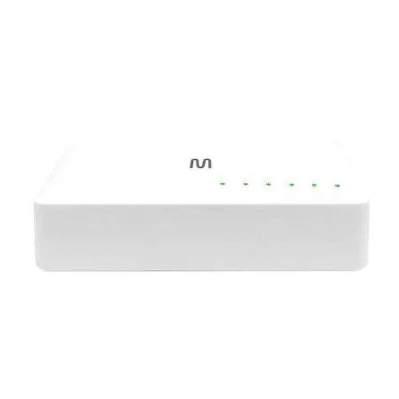 switch multilaser 5 portas 10/100/1000mbbps gb re605 branco (mp)