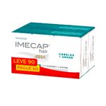 imecap hair max leve 90 e pague 60 cápsulas cabelos e unhas fqm