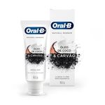 creme dental oral-b natural essence óleo de coco e carvão102g