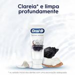creme dental oral-b natural essence óleo de coco e carvão102g
