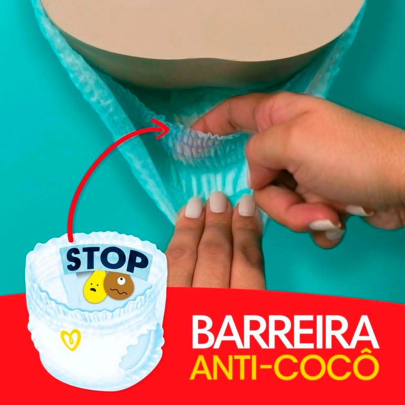 fralda descartável infantil pampers pants ajuste total m 60 unidades