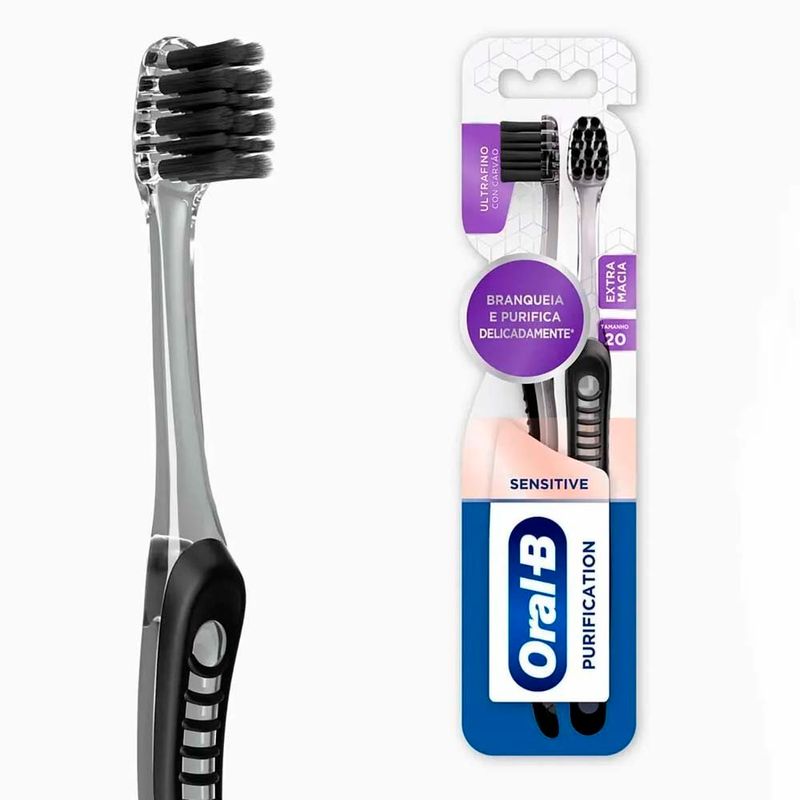 escova de dente oral-b whitening therapy extra macia 1 unidade
