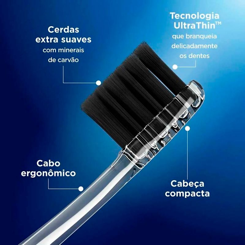 escova de dente oral-b whitening therapy extra macia 1 unidade