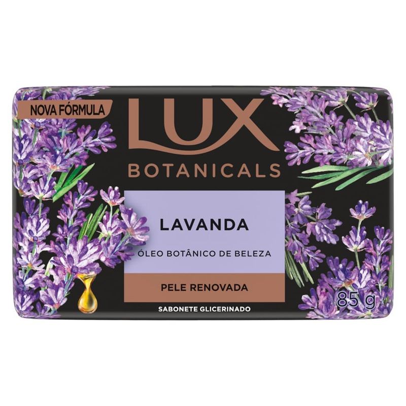 sabonete em barra lux botanicals lavanda 85g