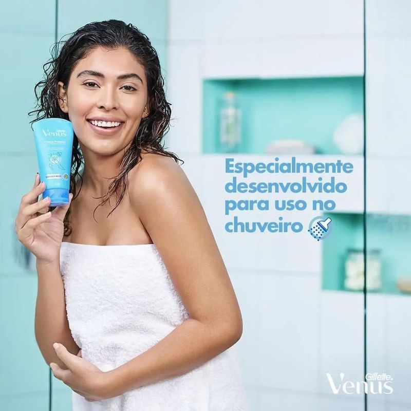 creme protetor para depilação gillette venus 150ml
