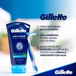 creme de barbear gillette rosto e corpo 150ml