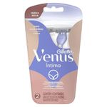 aparelho de depilar descartável gillette venus íntima 2 unidades