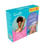 aparalho de depilar gillette venus suave 4 unidades e venus íntima 2 unidades