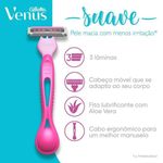aparalho de depilar gillette venus suave 4 unidades e venus íntima 2 unidades
