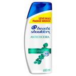 shampoo anticaspa head & shoulders anticoceira 650ml