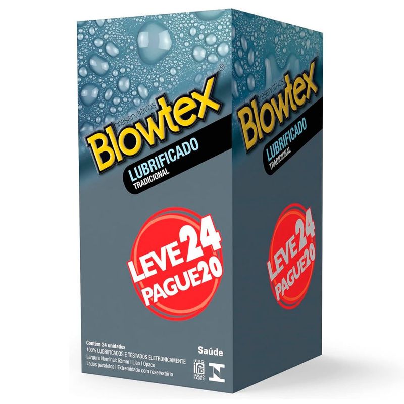 preservativos blowtex tradicional leve 24 pague 20 unidades