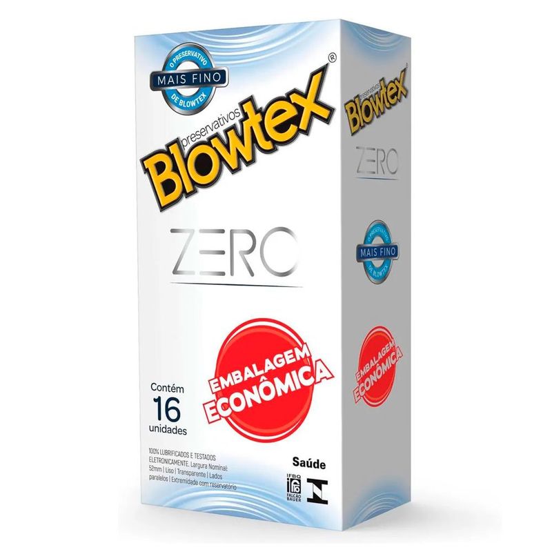 preservativos blowtex zero 16 unidades