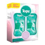 kit sabonete líquido íntimo topz natural fresh 200ml cada