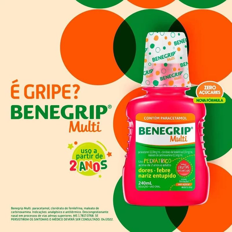 benegrip multi solução oral