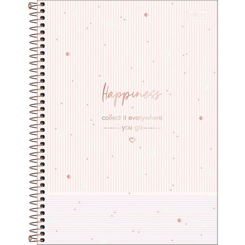 caderno espiral tilibra connect soho 12 matérias 192 folhas sortido 359408