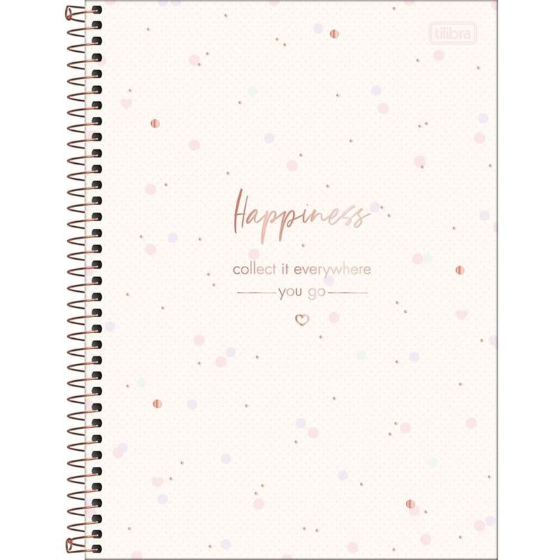 caderno espiral tilibra connect soho 12 matérias 192 folhas sortido 359408
