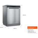 lava-louças brastemp 15 serviços 127v inox blf61arana
