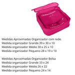kit organizador de viagem polo king 6 peças pink pk03 (mp)