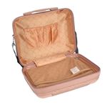 frasqueira de viagem luxcel 40x30cm rose fr10388ga (mp)