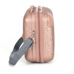 frasqueira de viagem luxcel 40x30cm rose fr10388ga (mp)