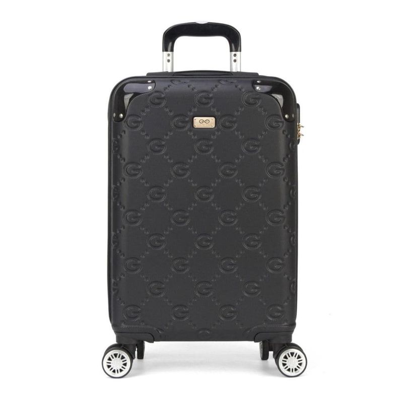 mala de viagem média luxcel 64cm preto (mp)