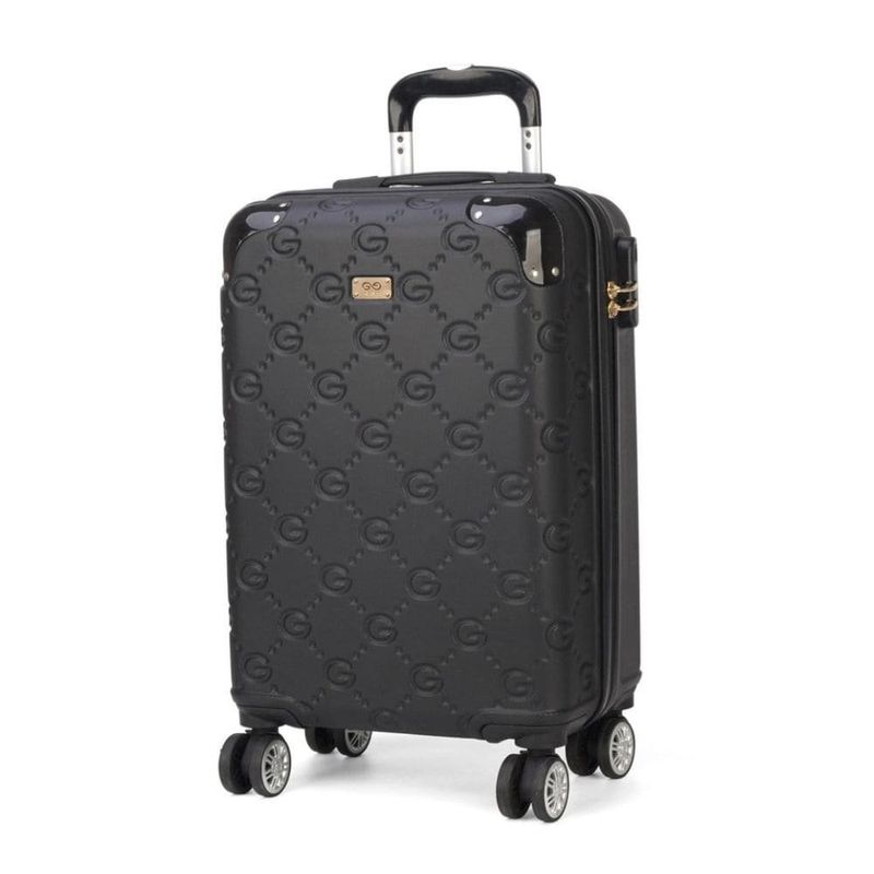 mala de viagem média luxcel 64cm preto (mp)