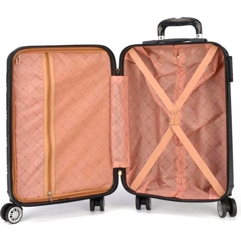 mala de viagem média luxcel 64cm preto (mp)
