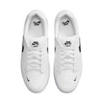tênis masculino n°40 nike sb force 58 premium branco e preto (mp)