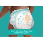 fralda descartável infantil pampers supersec g 90 unidades