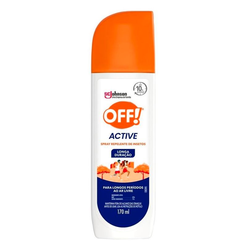repelente spray off! active 170ml
