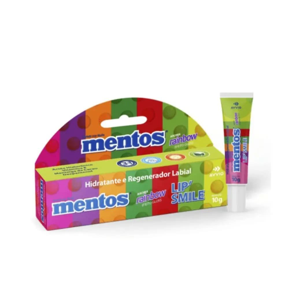 Hidratante e Regenerador Labial Lip'Smile Mentos 10g