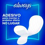protetor diário always sem perfume respirável 80 unidades